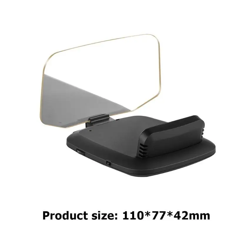 

New Car HUD Head Up Display OBD2 GPS HD LED Overspeed Warning System Projector Windshield Auto Electronic OverspeedVoltage Alarm