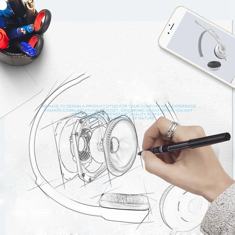 Danyin DT326 Wired Headphone 3 5mm with Microphone Noise Reducing for PC Computer Listening Training Gaming