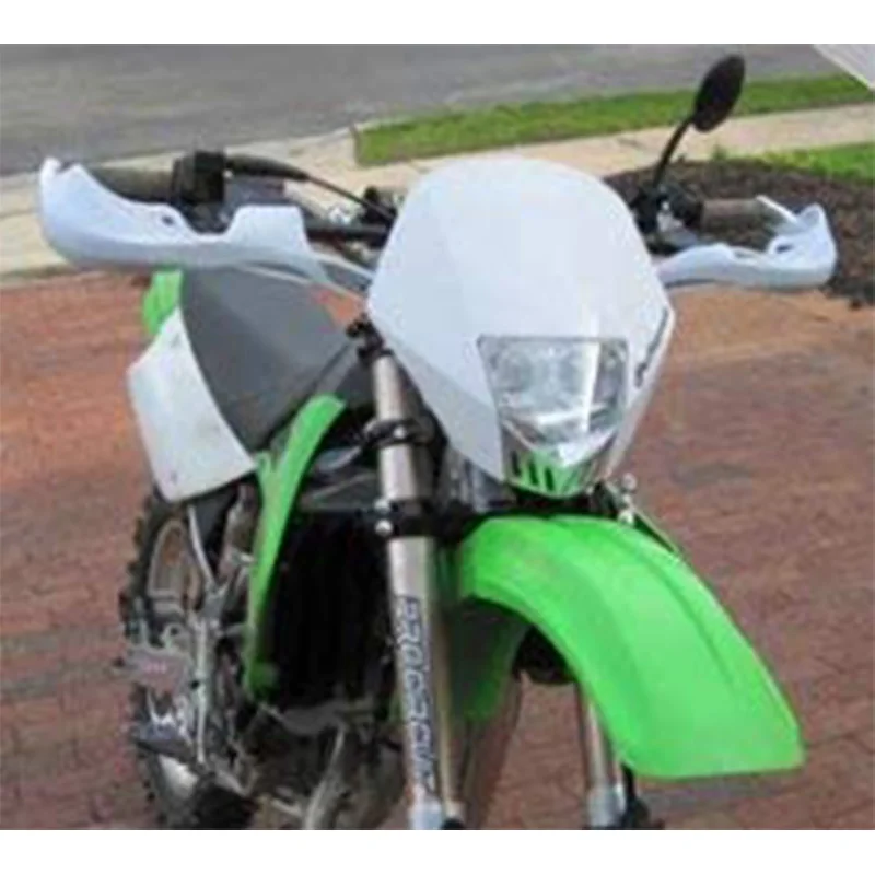 Мотоциклетный головной светильник, двойной светодиодный светильник 5 Вт 12 В, универсальный модифицированный головной светильник, головной светильник для мотоцикла, грязи, питбайк, forMX XC EX