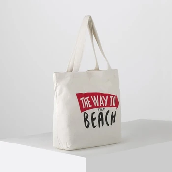 

Shopper bag, section without zipper, without lining, beige