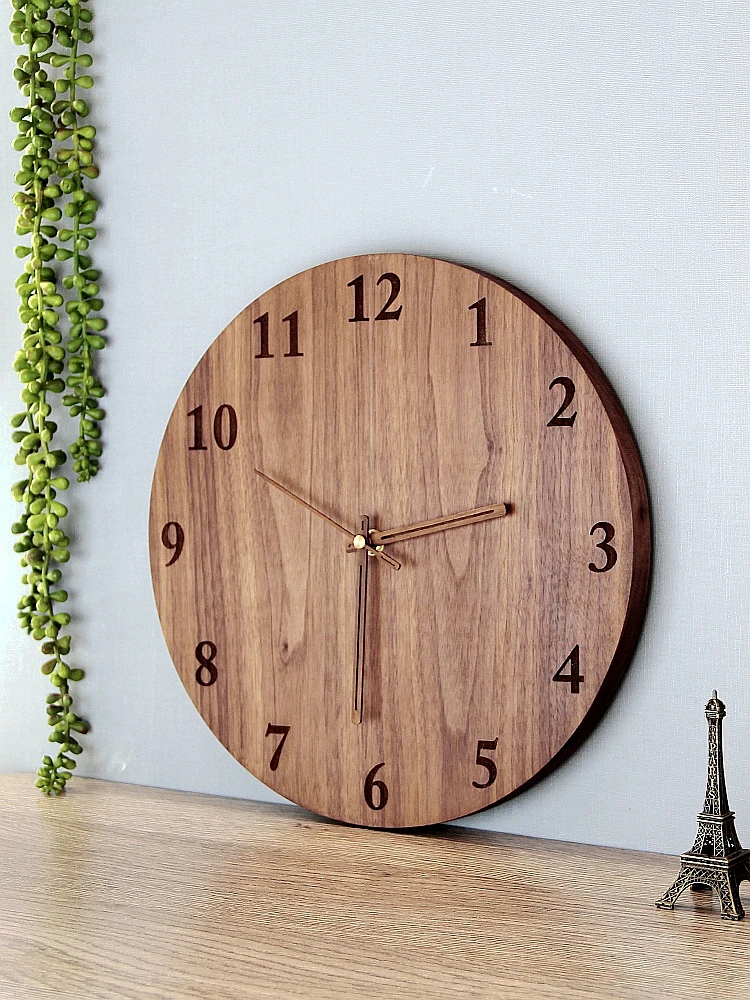 ^Cheap Nordic Modern Wall Clock Simple Bedroom Japanese Wood Living Room Wall Clock Creative Orologio Parete House Decoration MM60WC ^Cheap Nordic Modern Wall Clock Simple Bedroom Japanese Wood Living Room Wall Clock Creative Orologio Parete House Decoration MM60WC