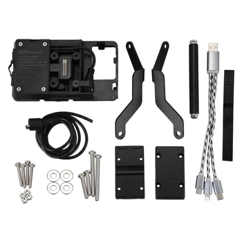 

Motorcycle Mobile Phone USB GPS Navigation Mounting Bracket USB Charging Mount Support for C400X 2019
