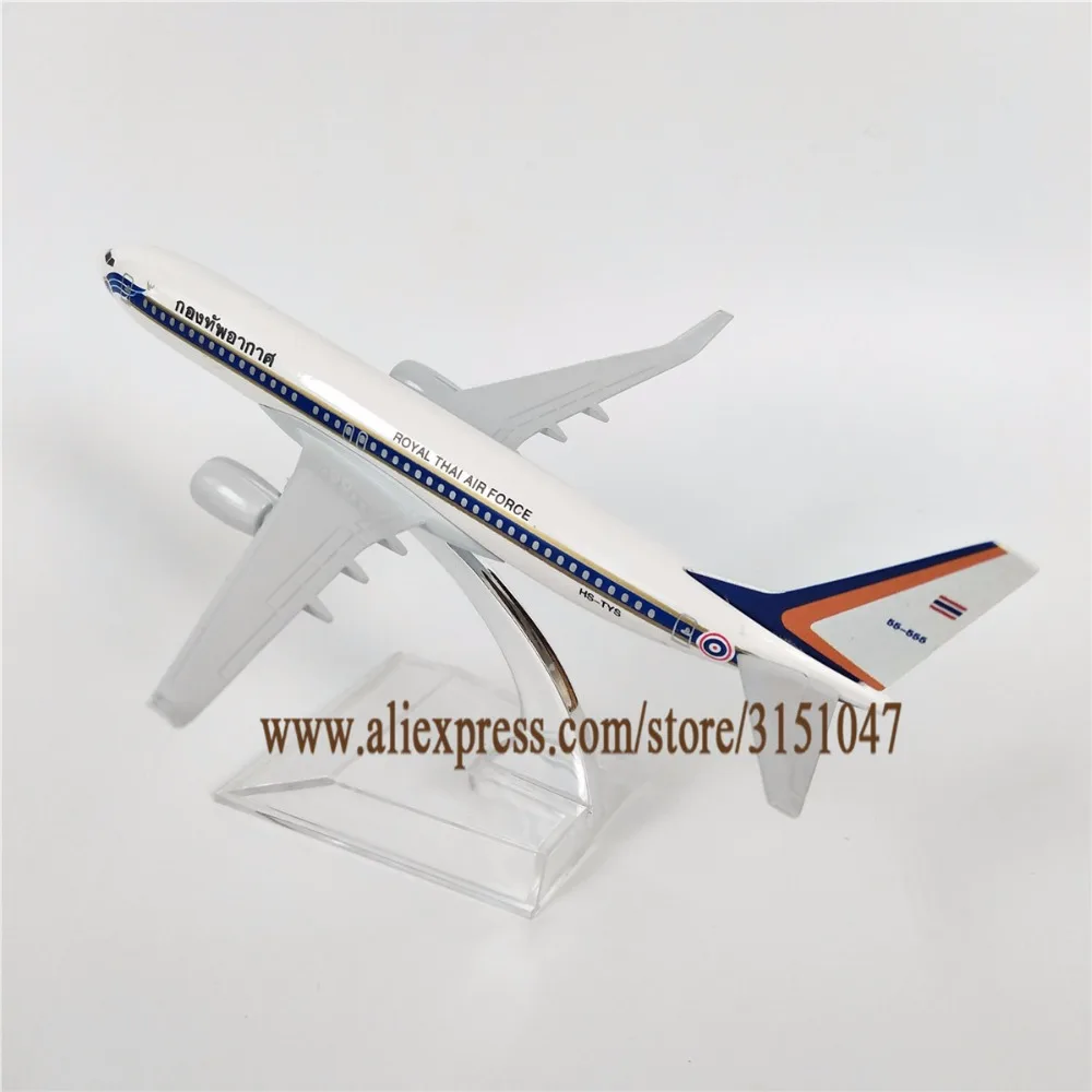 Новая модель самолета Thailand Royal Thai Air Force Airlines Boeing 737 B737 Airways из сплава металла литья