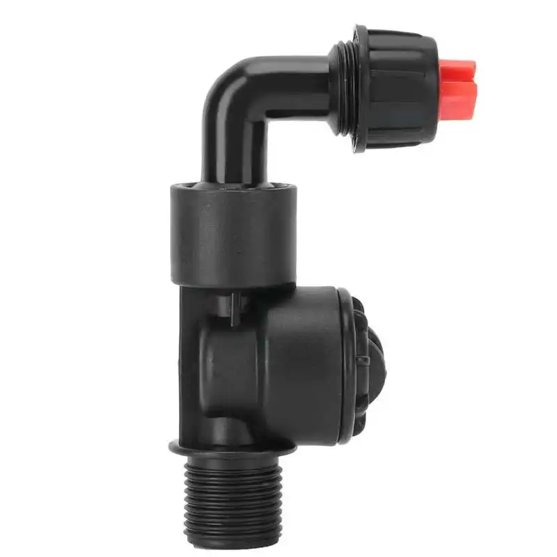 sprayer tubing G3/8 DN10 Spray Head Anti‑Drip Fan‑Shaped Elbow Nozzle for Agricultural Electric Sprayer head Pressure-2