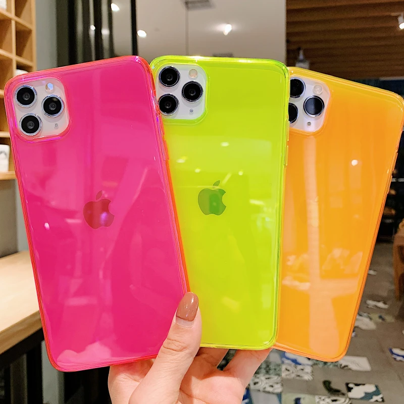 Мягкий прозрачный чехол из ТПУ для iPhone 6 6S 7 8 Plus X XR XS Max 11 Pro SE 2020 | Мобильные телефоны