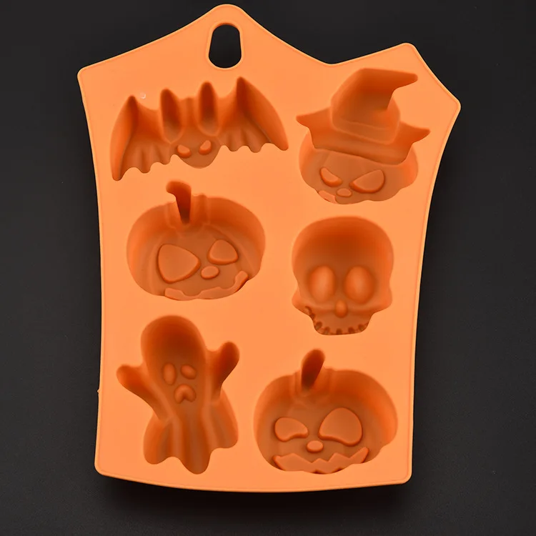 

Familysky Halloween Decoration Shape Silicone Cake Mold Bakeware Mould for Chocolate Jello DIY Fondant Tools Cake Stencil