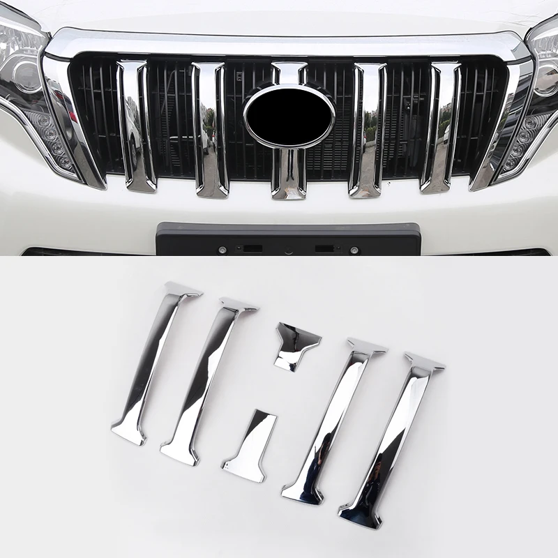 Хромированная решетка из АБС-пластика для отделка вокруг крышки Toyota Prado J150 GX GXL Land