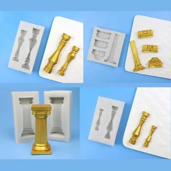 

Ancient Greek Pillars Mold Roman Column Mold Sugarcraft Chocolate Pastry Polymer Clay Epoxy Resin Art Crafting Tools