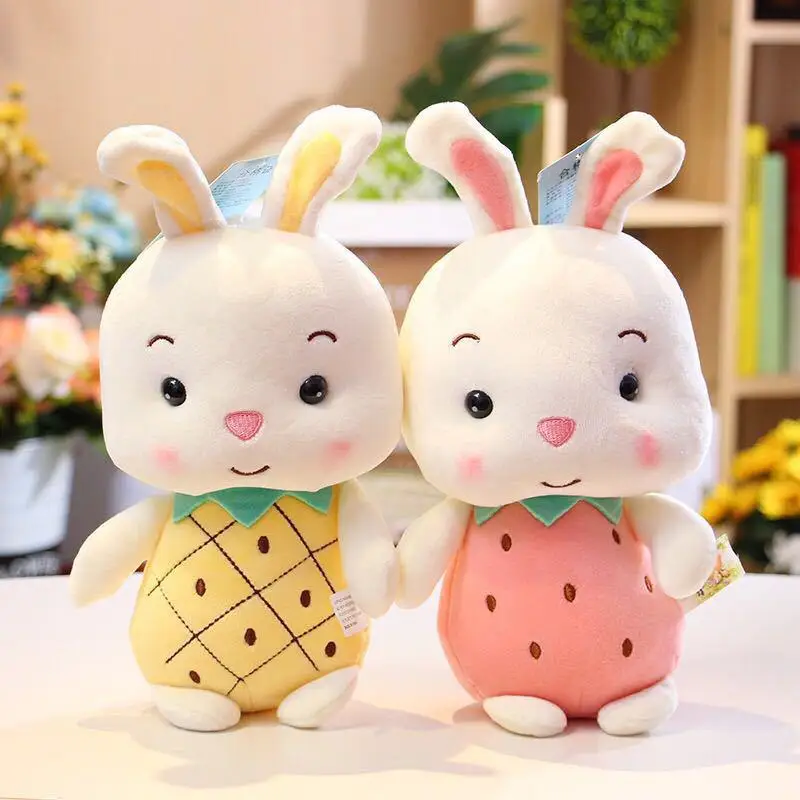 GloryStar 25cm New Good Quality Cute Rabbit Doll Toys Soft Stuffed Animals doll For Children Birthday 2