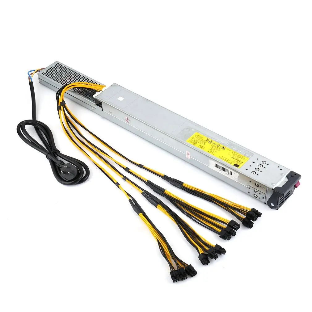 

High Efficiency 2450 Watt Power Supply Server PSU with Ready-to-Use Wiring for Antminer Mining Miner Machine