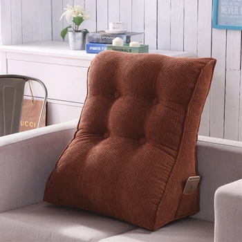 

Multi-functional Bed Triangular Large Cushion Pillow Backrest Pillow for Bed Washable Waist Support Neck Home Decoration FK241