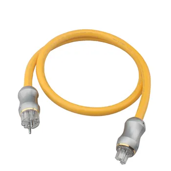 

Audiophile 19mm GREY KNIGHT HiFi OCC audio power cable US/EU power plug high fidelity audio CD amplifier amplifier power cable