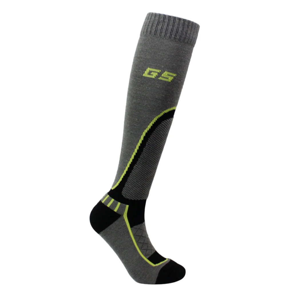 Adult Child Wool Blend Holding Winter Warm Ski Snow Stretchy Long Socks Winter Ski Socks