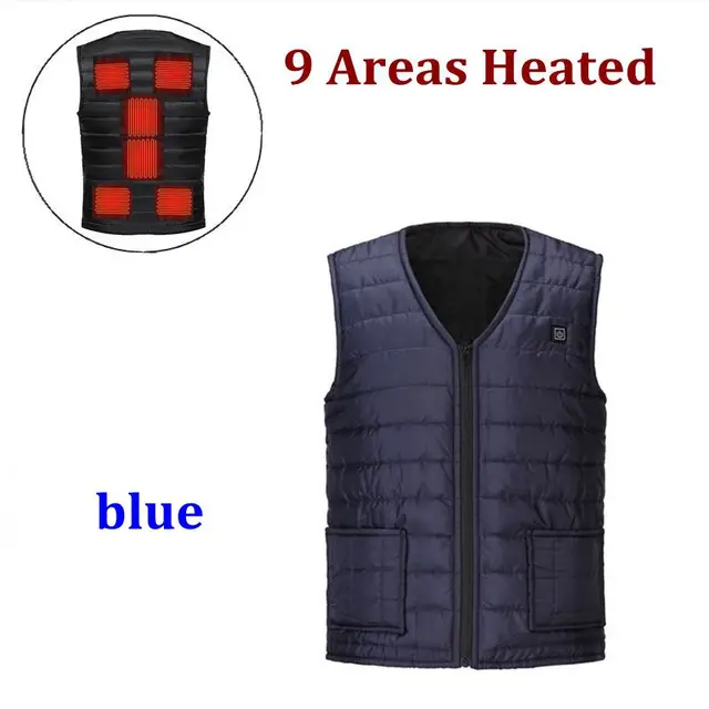 11 Area Heating Vest: Smart Temperature Control for Winter Warmth