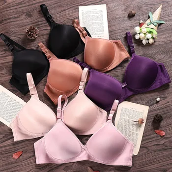 

Bras for Women Plus Size Sexy Deep Cup Lingerie Swamless Bra Wire Free BraLette Backless Plunge Intimates Famale Underwear