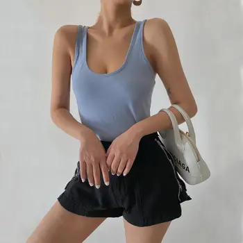 

2020 new fashion women's clothing Sexy short camisole top
