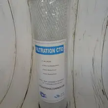 Новое поступление замена активированный уголь воды 10 дюймов фильтр весь дом RO CTO 5 микрон