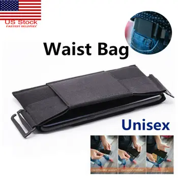 

Invisible Wallet Waist Bag Mini Pouch for Key Card Phone Sports Outdoor Belt Bag Portable Casual Hidden Security Phone Case