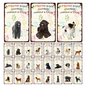 

Animal Metal Poster Plaque Metal Vintage Pet Dog Metal Sign Tin Sign Wall Decor For Pet Club Pet Shop Home Man Cave Iron Paintin