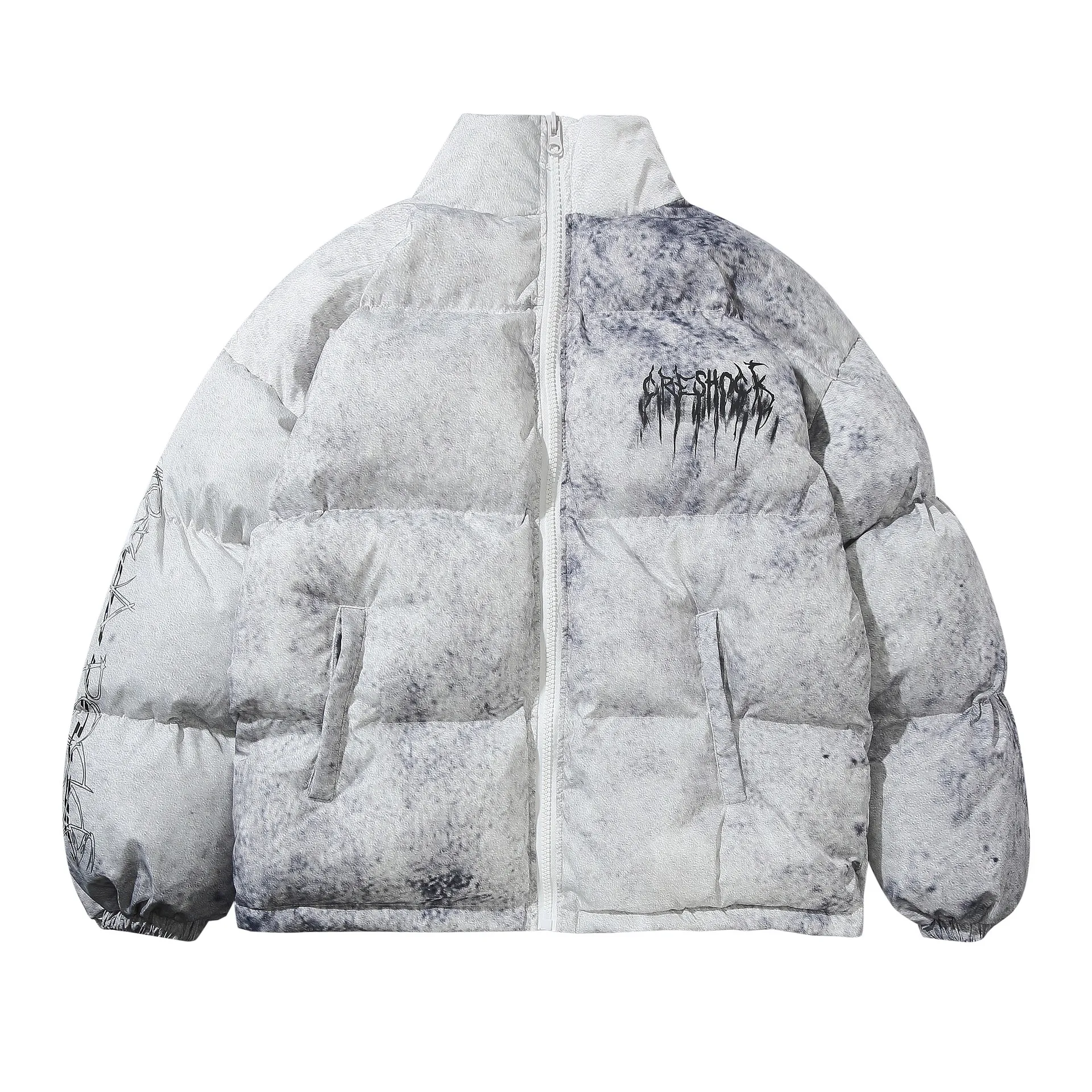 Oversize Padded Bomber Jacket Mens Hip 