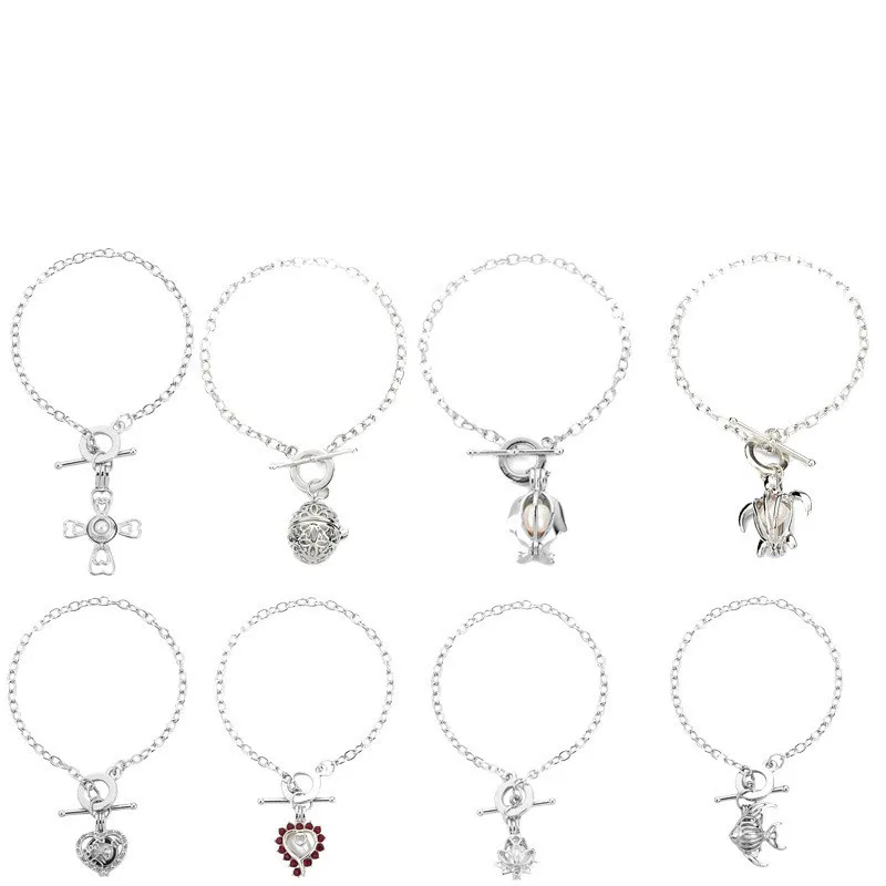 Романтический мужланов бар круглый жемчуг Цепочки и ожерелья Дельфин черепаха геометрический мяч Цепочки и ожерелья