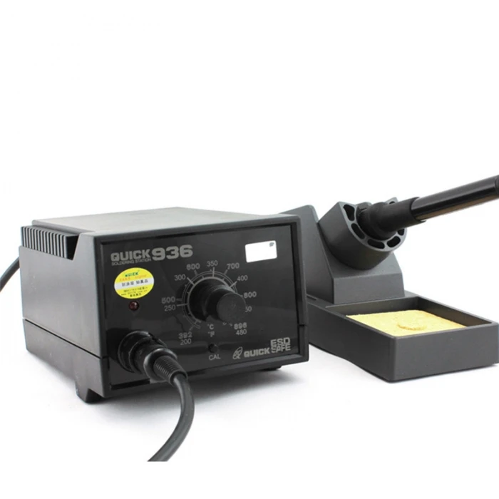 

QUICK 936 60W Soldering Station Welding Platform Electronic Soldering Iron for Mobile Phone Welding Desoldering Repair Tool