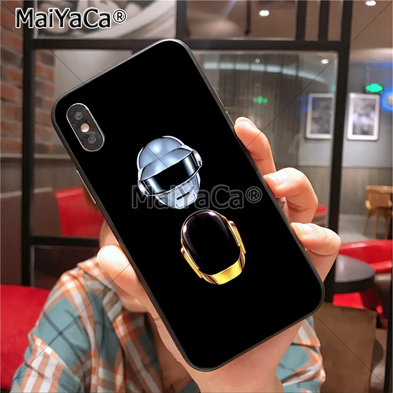 MaiYaCa Daft панк чехол для сотового телефона для iPhone 5S, se 6s 7 8 plus X XR XS 11 pro max samsung Galaxy S6 S7 edge S8 S9 S10 plus - Цвет: 1