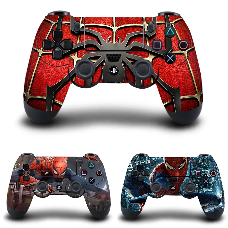 Наклейка Человек паук s контроллер PS4 виниловое покрытие наклейка крышка для sony