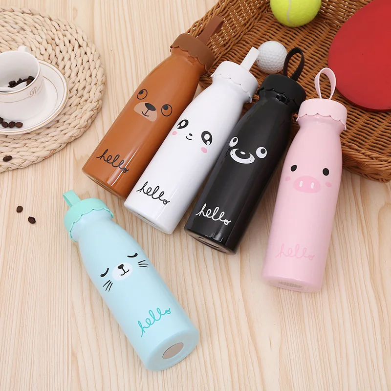 

Insulated Stainless Steel Bottle Creative Cup Milk Cup Students Sports Bottle Daily Use the Department Store Supply of Goods
