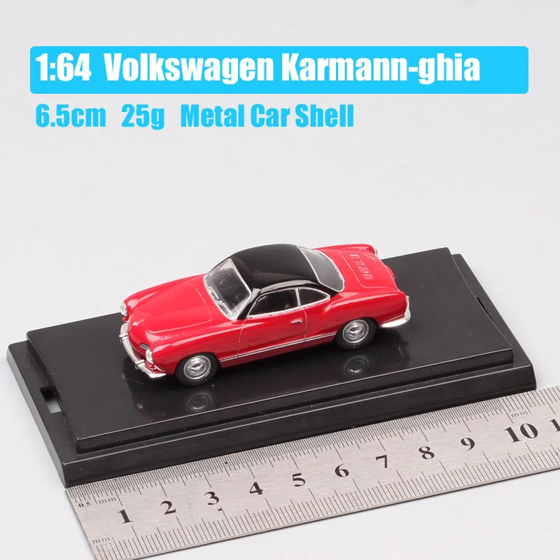 Классический 1/64 масштаб kyosho mini vw Karmann ghia металл, полученный литьем под давление и игрушки автомобилей Миниатюрные модели для хобби Подарочный коллектор ребенок