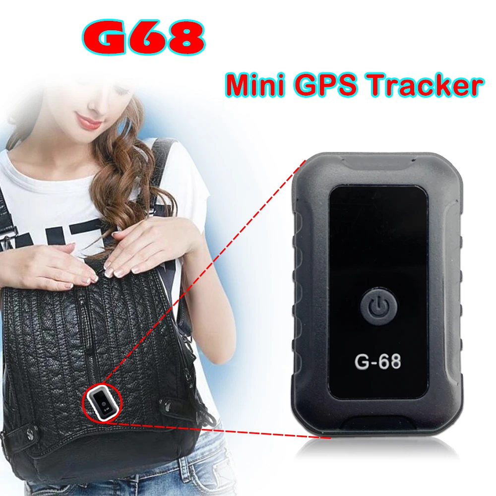 Сильный магнитный Смарт gps трекер G68 для автомобиля gps+ GSM+ GPRS+ LBS+ wifi позиционирование SOS интеллектуальная энергосберегающая вибрационная сигнализация