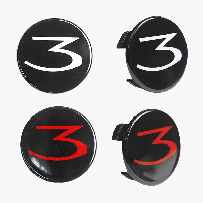 

4PCS Wheel Center Hub Caps For Tesla Model 3 Model S Model X Hub Cover Car Emblem Badge ABS Car Sticker Car Accessories 2020