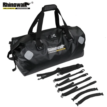 

Rhinowalk 65L Motorcycle Rear Seat Tail Bag Multi-functional Waterproof Moto Cycling Bag Durable High Capacity Travel Dry Bag