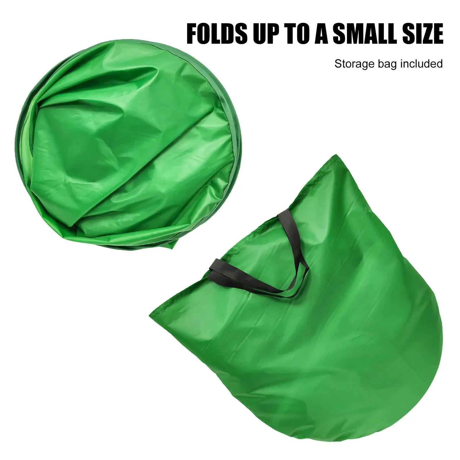 Round Green Backdrop Photography Background Screen 4.65ft 142CM For Photo Video Studio