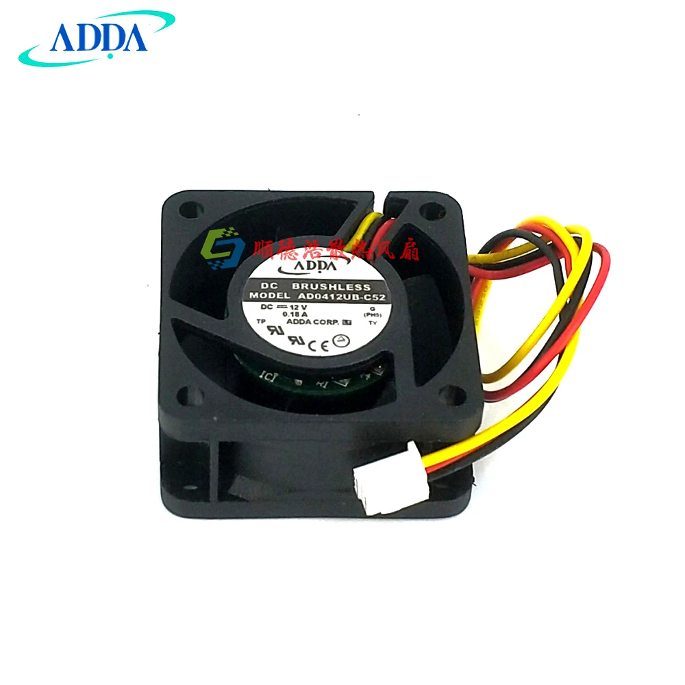 

For ADDA AD0412UB-G70 4010 12V 0.12A 2 wires 3wires power fan 40x40x10mm