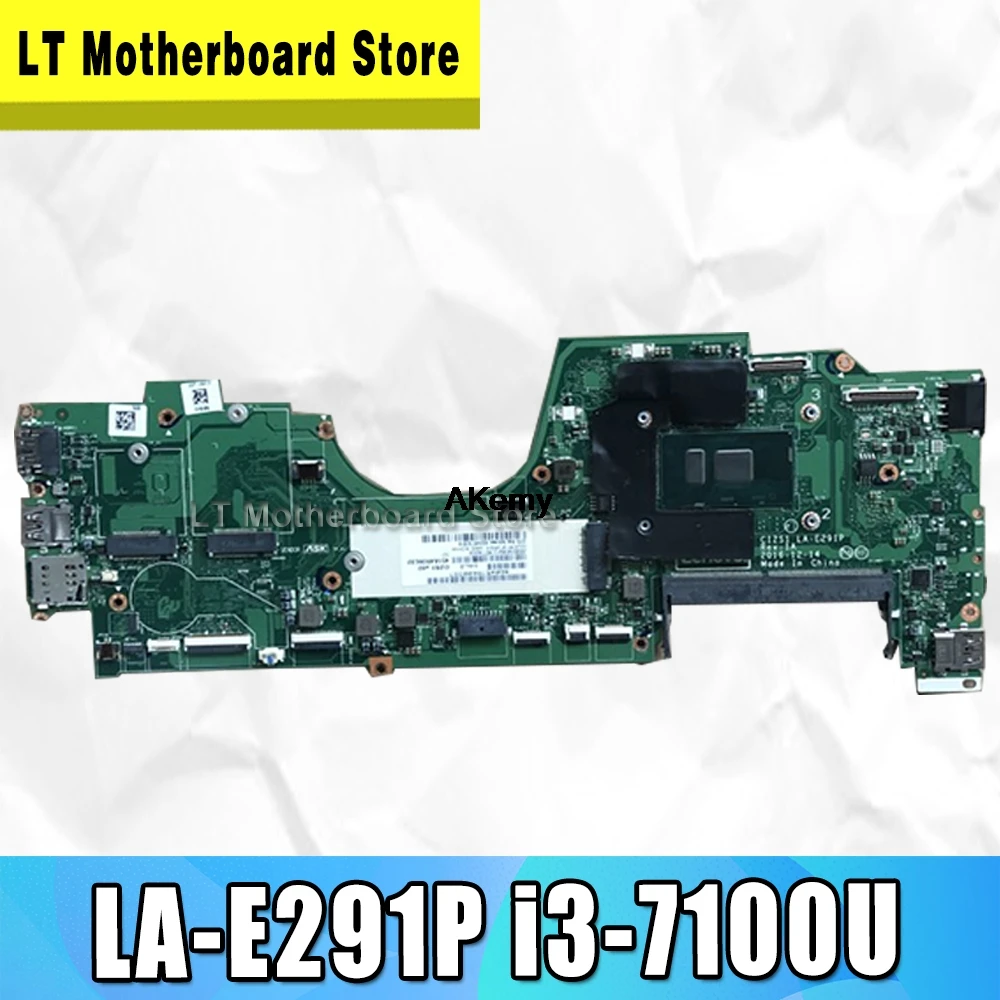 

AKEMY LA-E291P REV 1A Main Board Fit for Thinkpad YOGA 370 motherboard DDR4 CPU I3-7100U