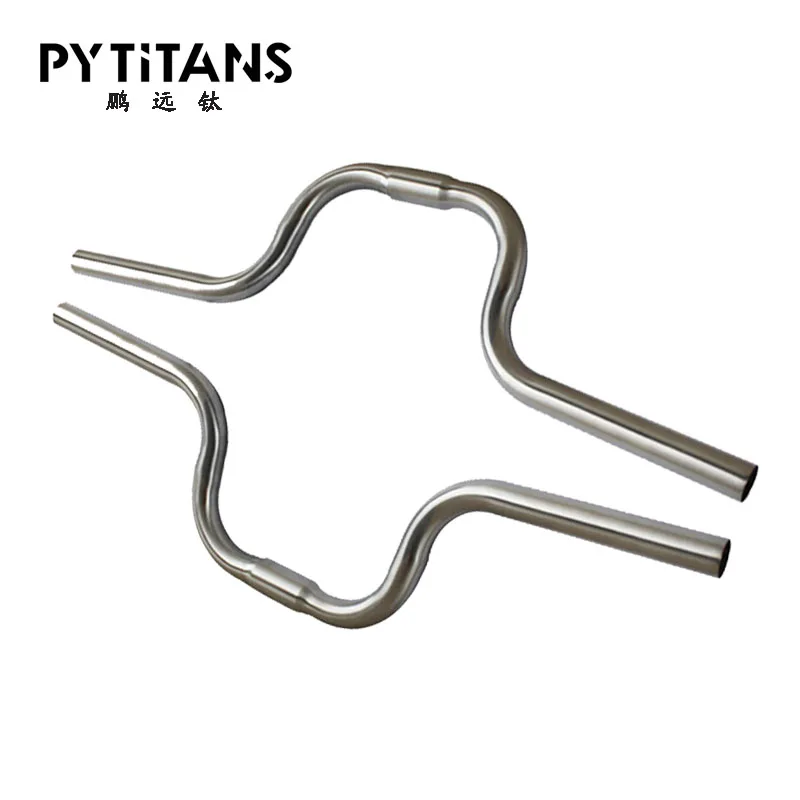 PYTITANS New Ultra light Titanium alloy bike frame front fork with Triangle Fork Disc Brake 16" for Brompton Bike Frame