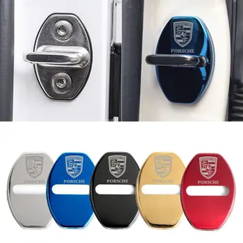 

Car Styling Door Lock Covers For Porsche Boxter Cayman 996 911 Cayenne Protective Decoration Car Accessories Sticker