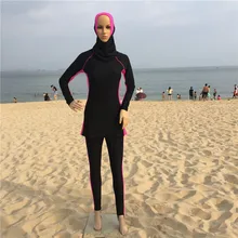 S Мусульманский купальник скромная одежда Исламский 3 шт. разделенная женская одежда длинный Swimwear mAh купальник хиджаб