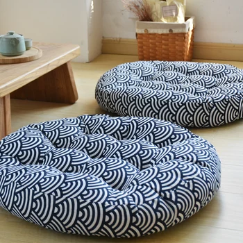 

Big Size 56cm Thicken Japanese Style Round Shaped Tatami Seat Mat Home Decoration Meditation Cushion Pillow Seat Cushion