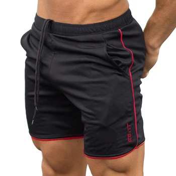

2020 Men Fitness Bodybuilding Shorts Man Summer Gyms Workout Male Breathable Mesh Quick Dry Sportswear Jogger Beach Short Pants