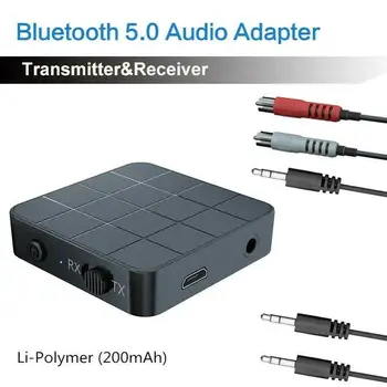 

Bluetooth 5.0 4.2 Audio Receiver Transmitter 2 IN 1 RCA 3.5MM 3.5 AUX Jack USB Music Stereo Wireless Adapters For Car TV MP3 PC