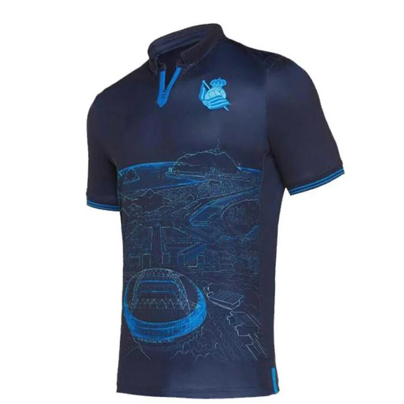 20 21 para la Real Sociedad Kits camisa X PRIETO JUANMI AGIRRETXE CARLOS MOYA ARITZ de Casa 2020 niños adultos Real camisas de la Sociedad