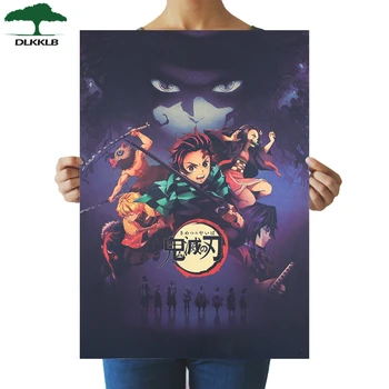 

DLKKLB Anime Poster Wall Art Poster Kraft Paper Decor Painting Modern 51x36cm Home Decor Wall Sticker Painting