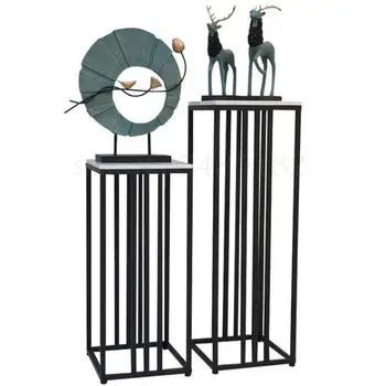 

Nordic flower stand living room modern minimalist room built-in rack floor green dill hyacinth iron flower pot pot plant stand