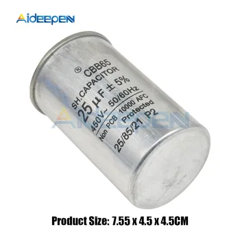 

CBB65 25uF 450V AC Motor Capacitor Air Conditioner Compressor Start Capacitor for Air Conditionin Refrigerator Oven Water Pump