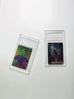 2pcs Trading Card Slab Game psa Star Card Identification Box Slab Sleeves Toploader Acrylic Material 2