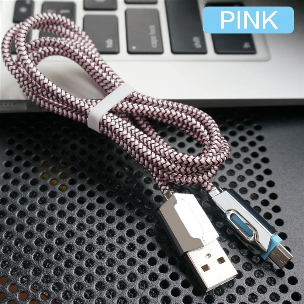 Светодиодный Micro USB кабель Быстрый кабель синхронизации данных и зарядки для samsung huawei Xiaomi LG Andriod Microusb Кабели для мобильных телефонов 1 м/2 м/3 м