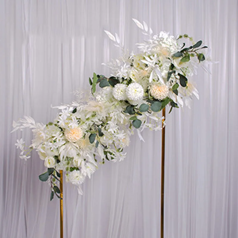 10pcs Artificial Flowers For Home Decoration Fake Dried Flowers Autumn Decoration Wedding Supply Flower Vine Wall Hanging ZJH087