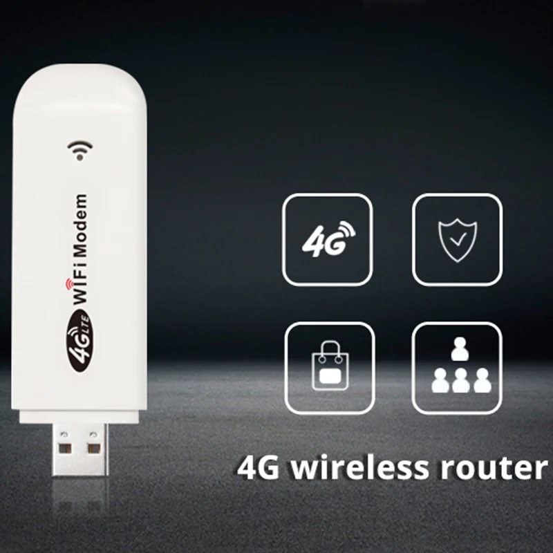 Мобильный USB роутер 3G 4G 150 Мбит/с сетевой широкополосный разблокированный Wi Fi